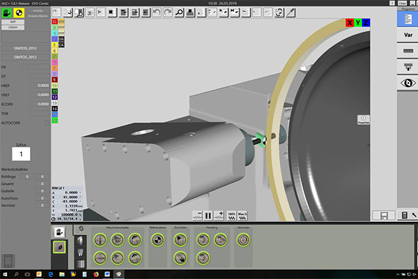 Advanced 3D simulation