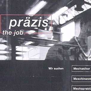 Original job advertisement and at the same time image advertisement for a worldwide active grinding machine manufacturer.